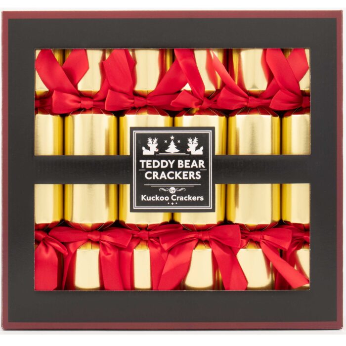 Christmas Teddy Bear<br> Christmas Crackers