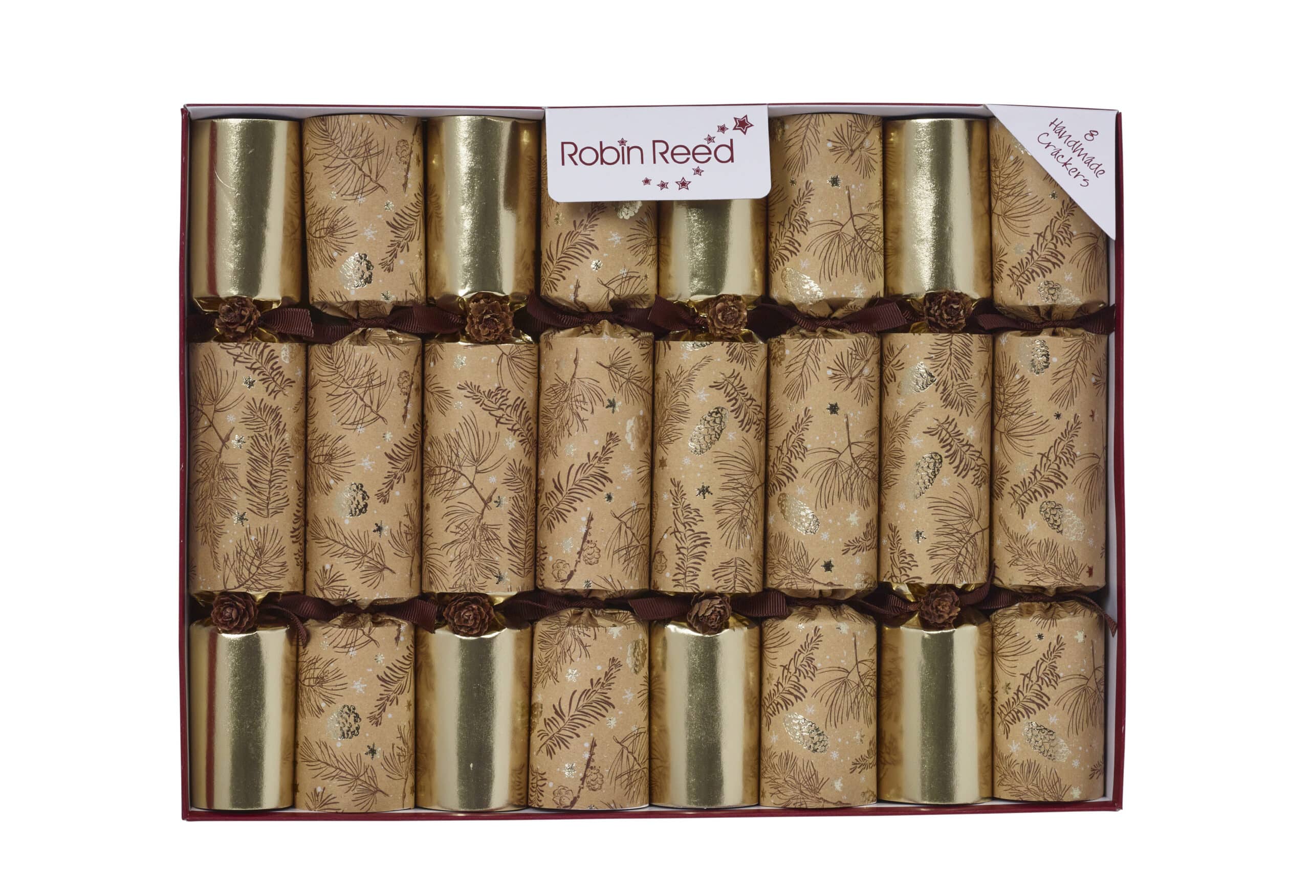 Gold Pine Tree<br> Party Crackers - Image 3