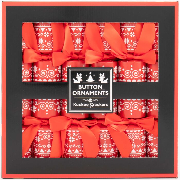 Button Ornament<br> Christmas Crackers