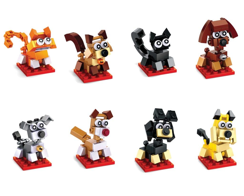 Cats & Dogs Building Block Christmas Crackers | Olde English