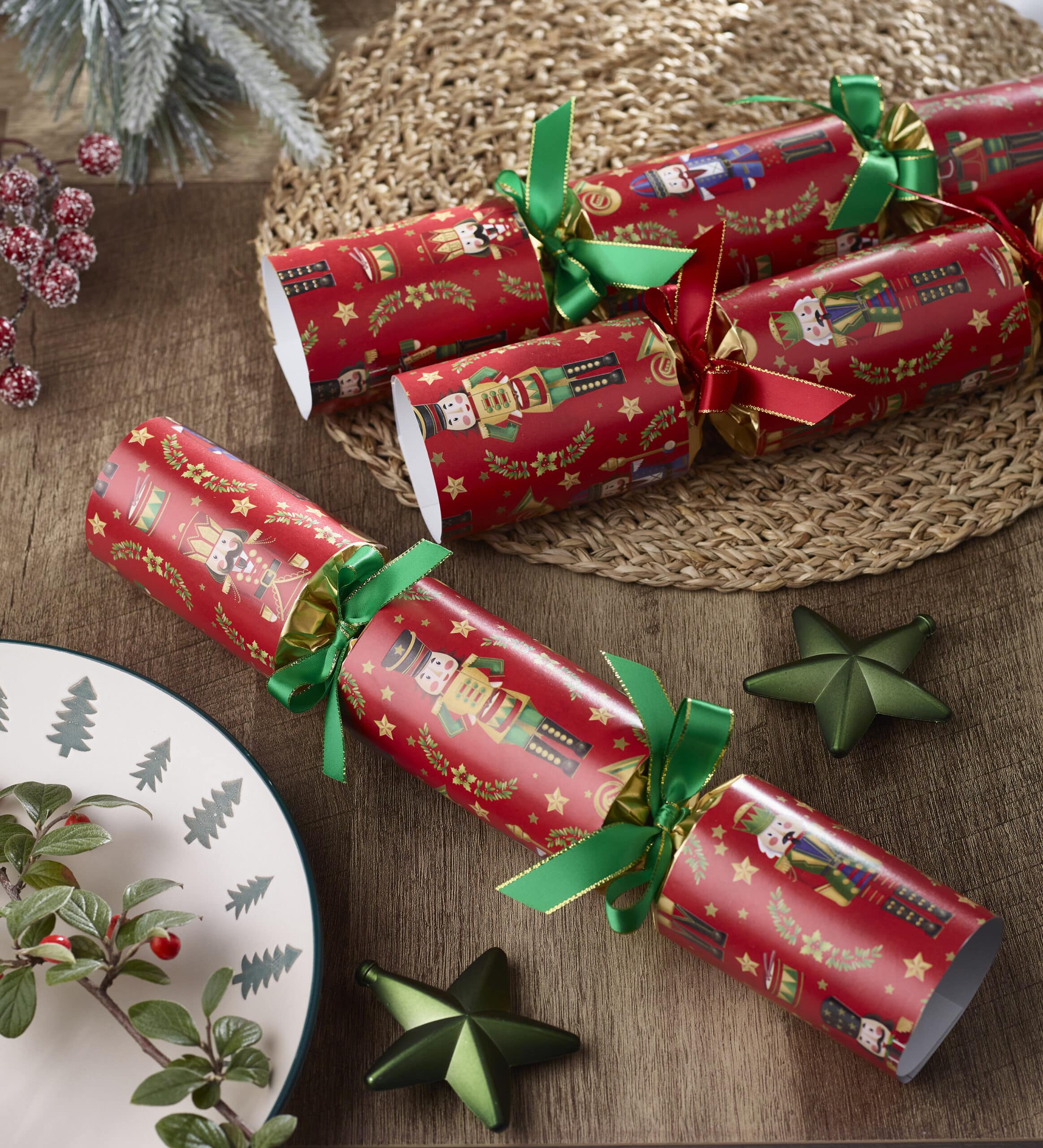 Festive Nutcracker<br> Christmas Crackers