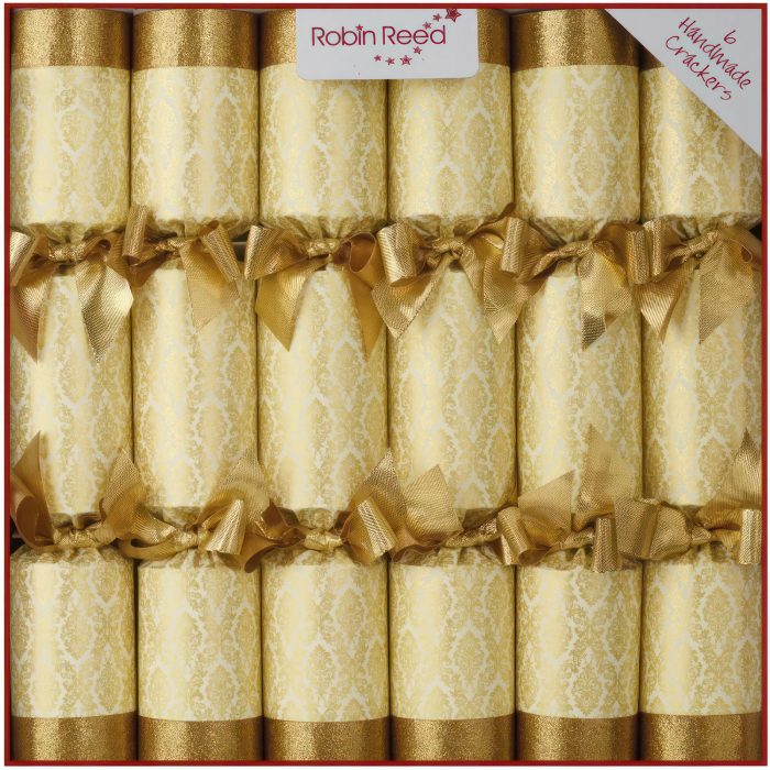 Gold Damask<br> Christmas Crackers - Image 3