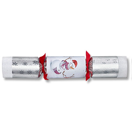 Racing Jolly Snowman | Christmas Crackers | Paper Hats | Party Crackers | Olde English Crackers