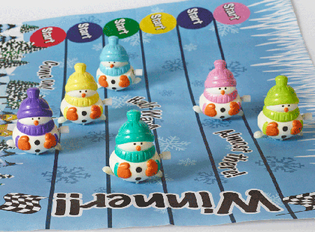 Racing Snowmen | Christmas Crackers | Paper Hats | Party Crackers | Olde English Crackers