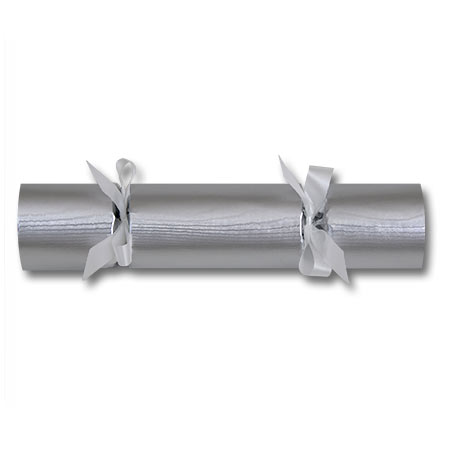 Silver Wave White Bows | Christmas Crackers | Paper Hats | Party Crackers | Olde English Crackers